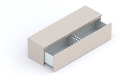 Combo Media Wall Entertainment Unit - Mercure Oak & Cashmere - FurniComp