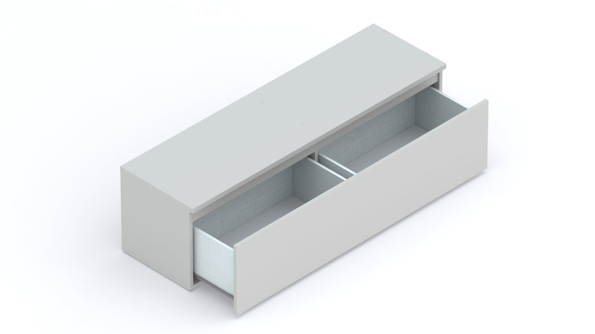 Combo 138cm 1 Drawer TV Unit - Light Chalk Grey COM-01-05 - FurniComp