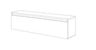 Combo 138cm 1 Drawer TV Unit - Bronze - FurniComp