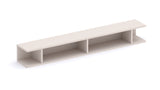 Combo 138cm Floating Wall Hung TV Shelf - Cashmere COM-43-10 - FurniComp