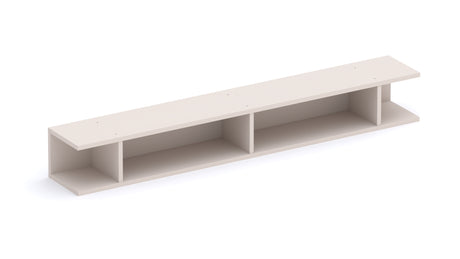 Combo 138cm Floating Wall Hung TV Shelf - Cashmere COM-43-10 - FurniComp