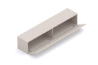 Combo Media Wall Entertainment Unit with Storage – Cashmere & Cadiz Oak - FurniComp