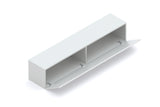 Combo 138cm Floating Wall Hung TV Unit - Light Chalk Grey COM-62-05 - FurniComp
