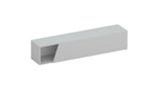 Combo 138cm Floating Wall Hung TV Unit with Shaped Door - Light Chalk Grey COM-26-05 - FurniComp
