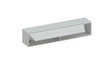 Combo 138cm Floating Wall Hung TV Unit with Shaped Door - Light Chalk Grey COM-26-05 - FurniComp