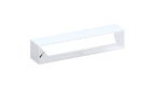 Combo 138cm Floating Wall Hung TV Unit with Shaped Door - White Gloss COM-26-01 - FurniComp