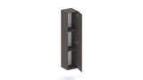 Combo 1 Door 29cm Multipurpose Wall Hung Tall Storage Unit - Black Lava COM-30-06 - FurniComp
