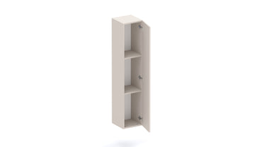 Combo 1 Door 29cm Multipurpose Wall Hung Tall Storage Unit - Cashmere COM-30-10 - FurniComp