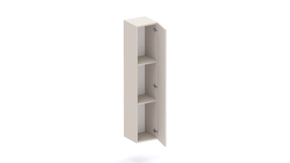 Combo 1 Door 29cm Multipurpose Wall Hung Tall Storage Unit - Cashmere COM-30-10 - FurniComp