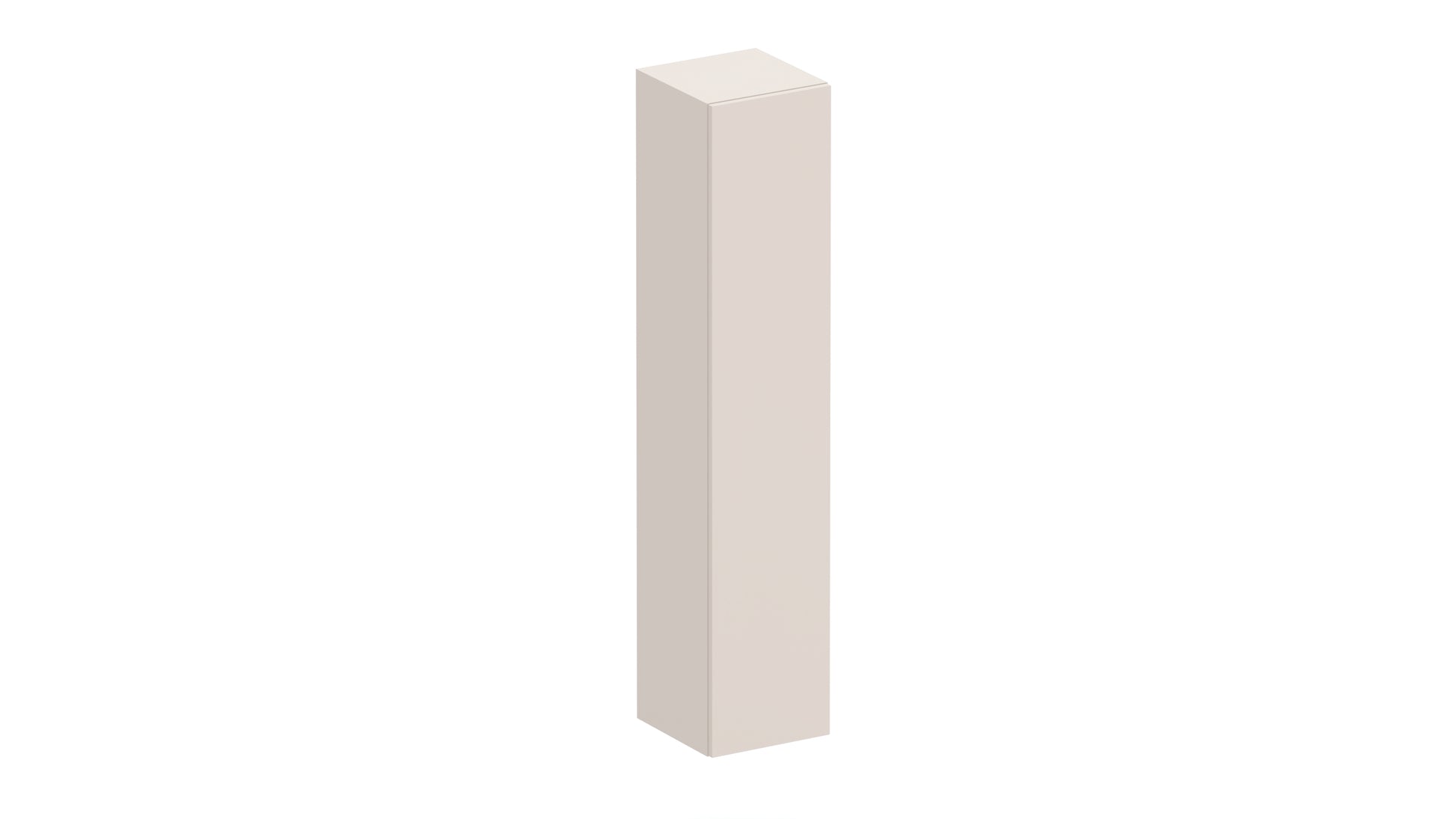 Combo 1 Door 29cm Multipurpose Wall Hung Tall Storage Unit - Cashmere COM-30-10 - FurniComp