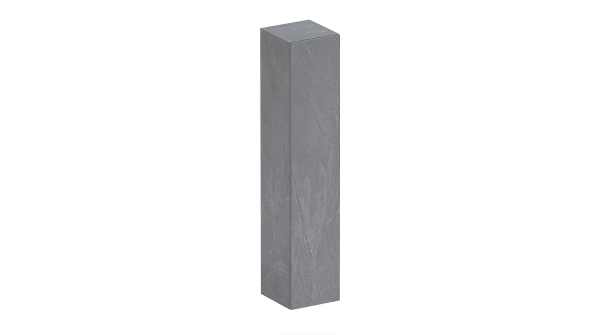 Combo 1 Door 29cm Multipurpose Wall Hung Tall Storage Unit - Lead Grey COM-30-08 - FurniComp