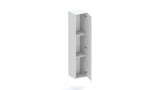 Combo 1 Door 29cm Multipurpose Wall Hung Tall Storage Unit - Light Chalk Grey COM-30-05 - FurniComp