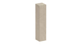 Combo 1 Door 29cm Multipurpose Wall Hung Tall Storage Unit - Stone COM-30-03 - FurniComp