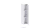 Combo 1 Door 29cm Multipurpose Wall Hung Tall Storage Unit - White Gloss COM-30-01 - FurniComp