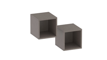 Combo 28cm Floating Wall Cube Set of 2 - Bronze COM-311-07 - FurniComp