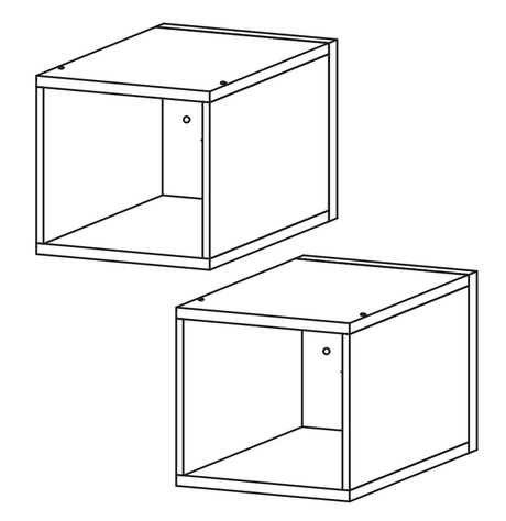 Combo Media Wall Entertainment Unit with Storage – White Gloss & Cadiz Oak - FurniComp
