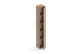 Combo 28cm Slim Multipurpose Framed Storage Cupboard - Mercure Oak COM-10T-01 - FurniComp