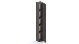 Combo 28cm Slim Multipurpose Storage Cupboard - Black Lava COM-10-06 - FurniComp