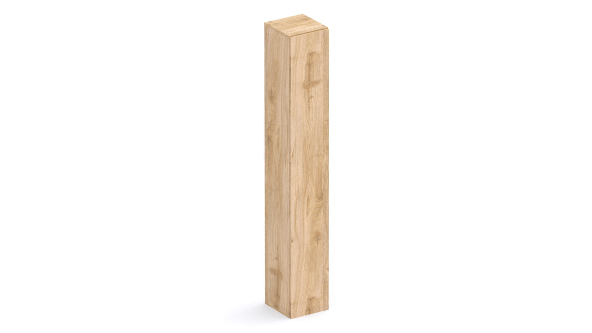 Combo 28cm Slim Multipurpose Storage Cupboard - Cadiz Oak COM-10-09 - FurniComp
