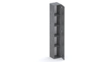 Combo 28cm Slim Multipurpose Storage Cupboard - Lead Grey COM-10-08 - FurniComp