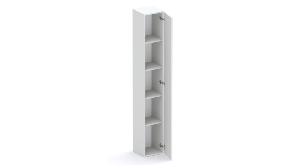 Combo 28cm Slim Multipurpose Storage Cupboard - Light Chalk Grey COM-10-05 - FurniComp
