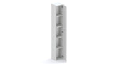 Combo 28cm Slim Multipurpose Storage Cupboard - Light Chalk Grey COM-10-05 - FurniComp