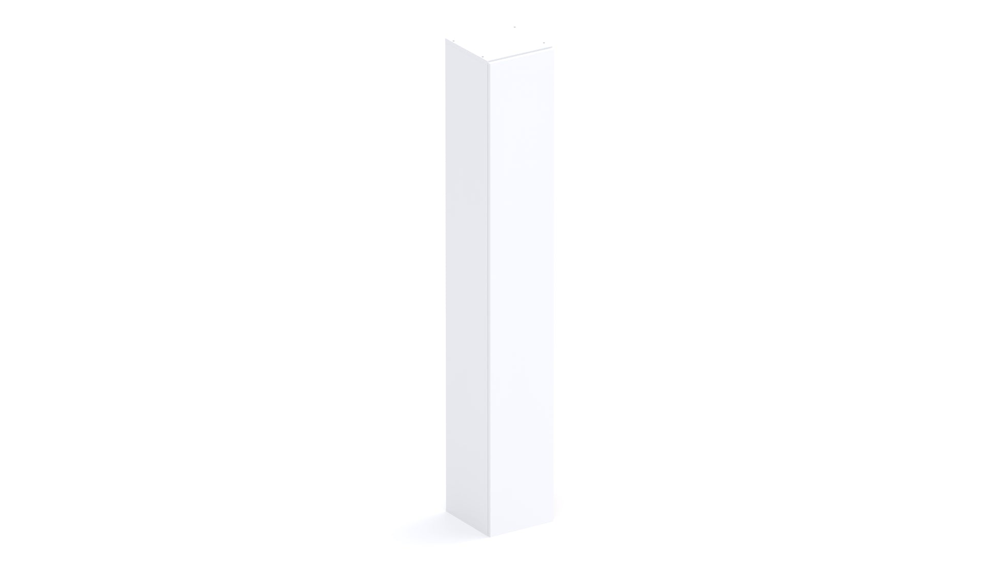 Combo 28cm Slim Multipurpose Storage Cupboard - White Gloss COM-10-01 - FurniComp