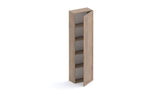 Combo 54cm Tall Multipurpose Framed Storage Cupboard with Shelves- Mercure Oak COM-14T-01 - FurniComp