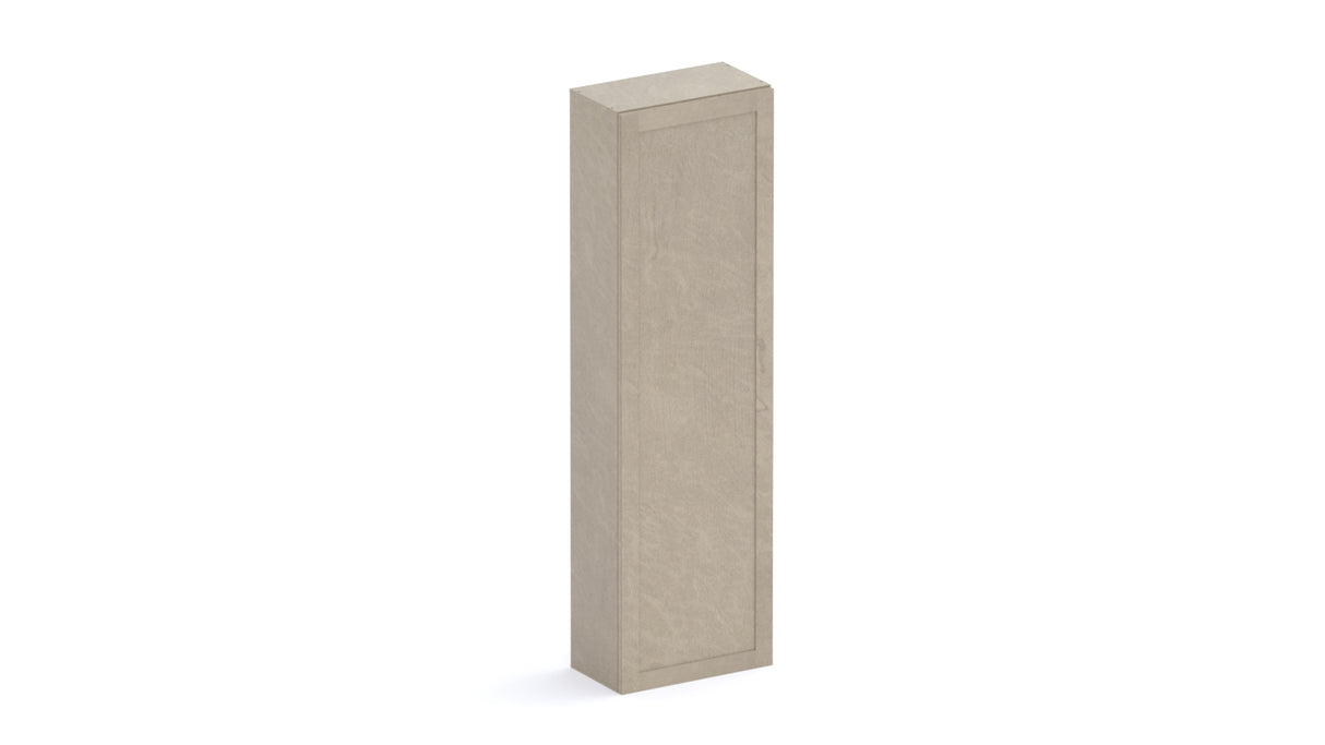 Combo 54cm Tall Multipurpose Framed Storage Cupboard with Shelves- Stone COM-14T-02 - FurniComp