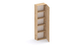 Combo 54cm Tall Multipurpose Storage Cupboard with Shelves- Cadiz Oak COM-14-09 - FurniComp