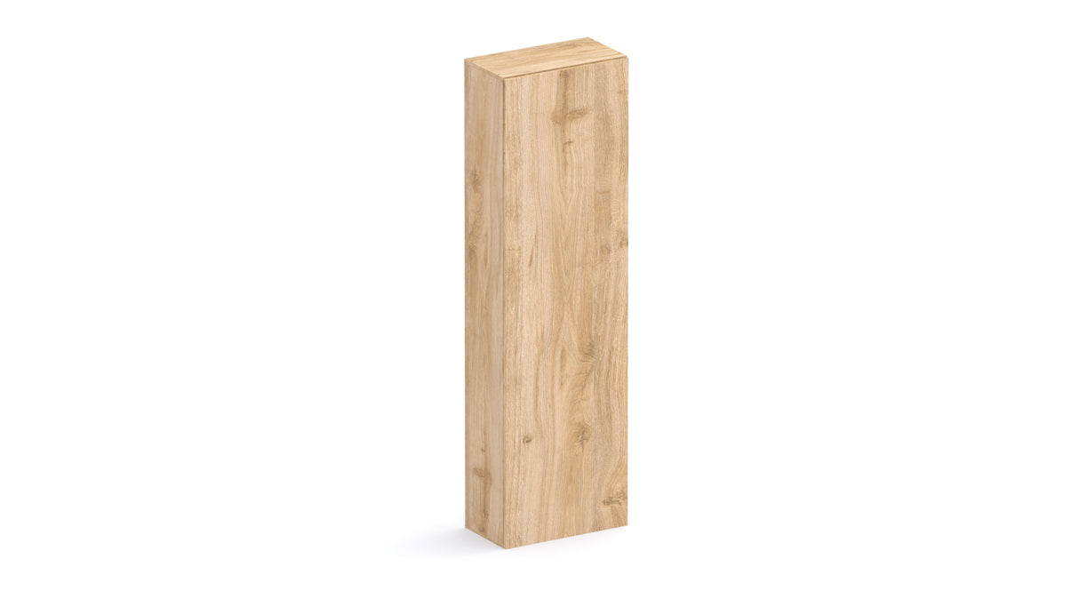 Combo 54cm Tall Multipurpose Storage Cupboard with Shelves- Cadiz Oak COM-14-09 - FurniComp