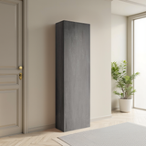Combo 54cm Tall Multipurpose Storage Cupboard with Shelves- Lead Grey COM-14-08 - FurniComp