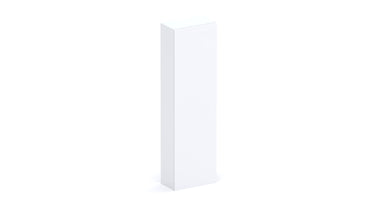 Combo 54cm Tall Multipurpose Storage Cupboard with Shelves- White Gloss COM-14-01 - FurniComp