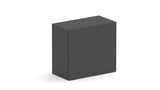 Combo 55cm Floating Wall Cube With Door - Black Lava COM-81-06 - FurniComp