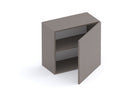 Combo Media Wall Entertainment Unit with Storage - Bronze & Mercure Oak - FurniComp