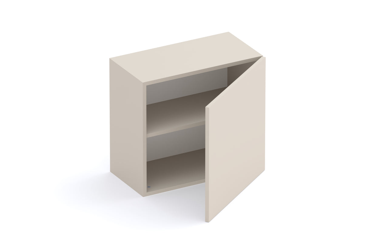 Combo 55cm Floating Wall Cube With Door - Cashmere COM-81-11 - FurniComp