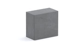 Combo 55cm Floating Wall Cube With Door - Lead Grey COM-81-08 - FurniComp