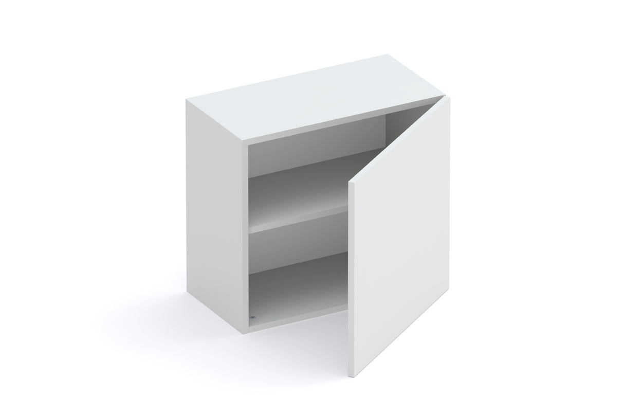 Combo 55cm Floating Wall Cube With Door - Light Chalk Grey COM-81-05 - FurniComp