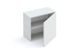 Combo 55cm Floating Wall Cube With Door - Light Chalk Grey COM-81-05 - FurniComp
