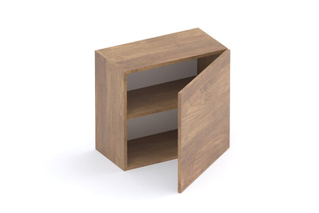 Combo Media Wall Entertainment Unit with Storage - Stone & Mercure Oak - FurniComp