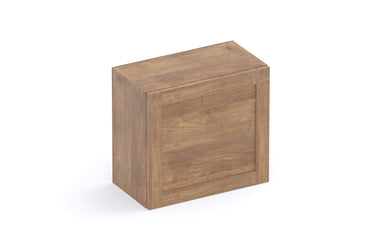 Combo 55cm Floating Wall Cube With Framed Door - Mercure Oak COM-81T-01 - FurniComp