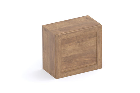 Combo 55cm Floating Wall Cube With Framed Door - Mercure Oak COM-81T-01 - FurniComp