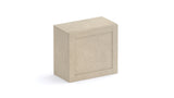 Combo 55cm Floating Wall Cube With Framed Door - Stone COM-81T-02 - FurniComp