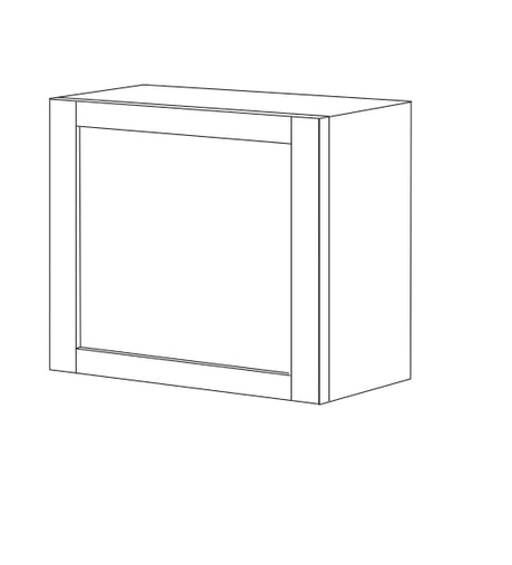 Combo 55cm Floating Wall Cube With Framed Door - Stone COM-81T-02 - FurniComp