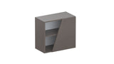 Combo 55cm Floating Wall Cube With Shaped Door - Bronze COM-18-07 - FurniComp