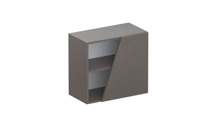 Combo 55cm Floating Wall Cube With Shaped Door - Bronze COM-18-07 - FurniComp