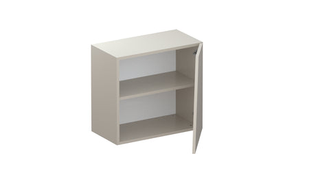 Combo 55cm Floating Wall Cube With Shaped Door - Cashmere COM-18-10 - FurniComp