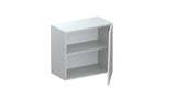 Combo 55cm Floating Wall Cube With Shaped Door - Light Chalk Grey COM-18-05 - FurniComp