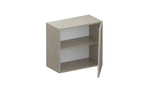 Combo 55cm Floating Wall Cube With Shaped Door - Stone COM-18-03 - FurniComp