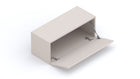 Combo Media Wall Entertainment Unit with Storage - Cashmere & Cadiz Oak - FurniComp